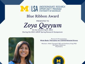 2021 UROP Spring Symposium Blue Ribbon IG 2 